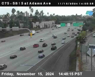 SB 15 at Adams Ave (On Ramp)