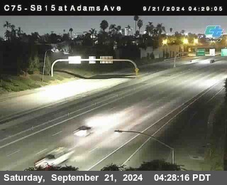 SB 15 at Adams Ave (On Ramp)