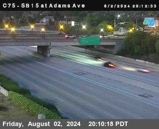 SB 15 at Adams Ave (On Ramp)