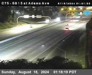 SB 15 at Adams Ave (On Ramp)