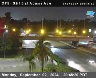 SB 15 at Adams Ave (On Ramp)