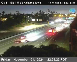 SB 15 at Adams Ave (On Ramp)