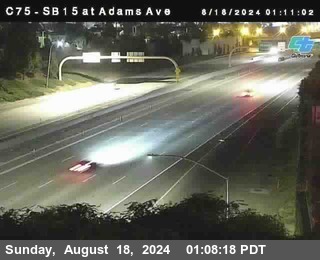 SB 15 at Adams Ave (On Ramp)