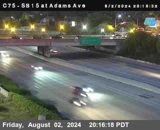 SB 15 at Adams Ave (On Ramp)