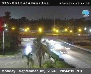 SB 15 at Adams Ave (On Ramp)