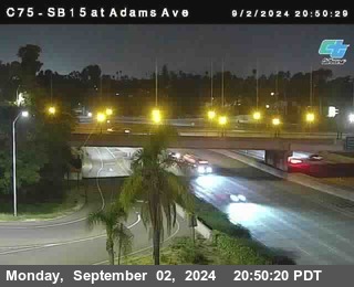 SB 15 at Adams Ave (On Ramp)