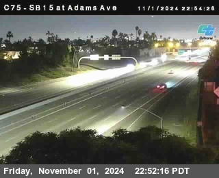 SB 15 at Adams Ave (On Ramp)