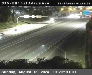 SB 15 at Adams Ave (On Ramp)