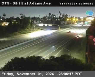 SB 15 at Adams Ave (On Ramp)