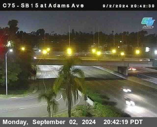 SB 15 at Adams Ave (On Ramp)