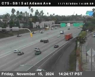 SB 15 at Adams Ave (On Ramp)