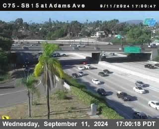 SB 15 at Adams Ave (On Ramp)