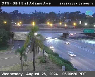 SB 15 at Adams Ave (On Ramp)