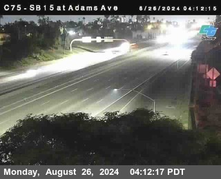 SB 15 at Adams Ave (On Ramp)