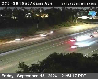 SB 15 at Adams Ave (On Ramp)