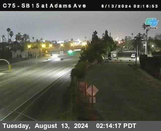 SB 15 at Adams Ave (On Ramp)