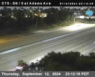 SB 15 at Adams Ave (On Ramp)