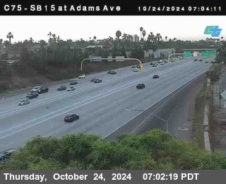 SB 15 at Adams Ave (On Ramp)