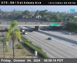 SB 15 at Adams Ave (On Ramp)