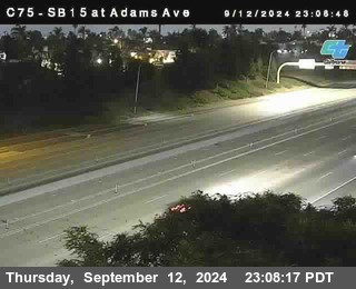 SB 15 at Adams Ave (On Ramp)