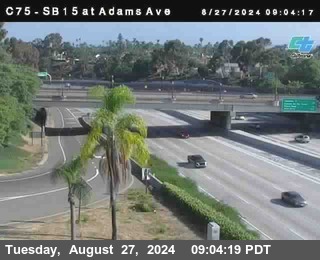 SB 15 at Adams Ave (On Ramp)