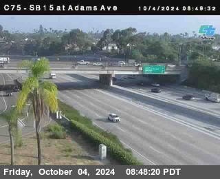 SB 15 at Adams Ave (On Ramp)