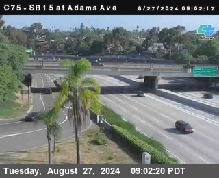 SB 15 at Adams Ave (On Ramp)