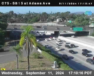 SB 15 at Adams Ave (On Ramp)