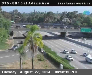 SB 15 at Adams Ave (On Ramp)