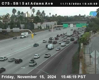 SB 15 at Adams Ave (On Ramp)