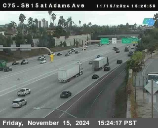 SB 15 at Adams Ave (On Ramp)