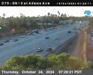 SB 15 at Adams Ave (On Ramp)