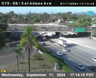 SB 15 at Adams Ave (On Ramp)