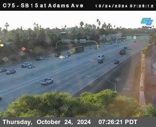 SB 15 at Adams Ave (On Ramp)