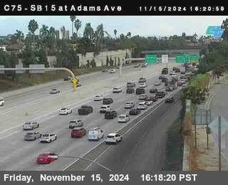 SB 15 at Adams Ave (On Ramp)