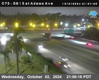 SB 15 at Adams Ave (On Ramp)