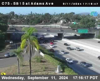 SB 15 at Adams Ave (On Ramp)