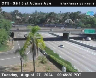 SB 15 at Adams Ave (On Ramp)