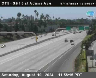 SB 15 at Adams Ave (On Ramp)