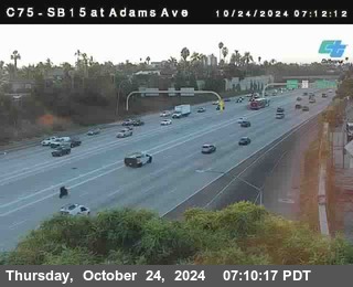 SB 15 at Adams Ave (On Ramp)