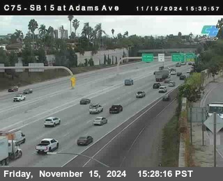 SB 15 at Adams Ave (On Ramp)