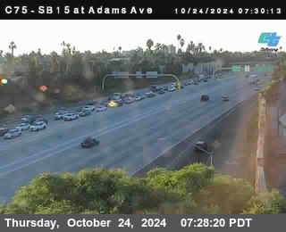 SB 15 at Adams Ave (On Ramp)