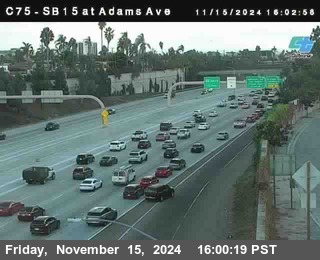 SB 15 at Adams Ave (On Ramp)