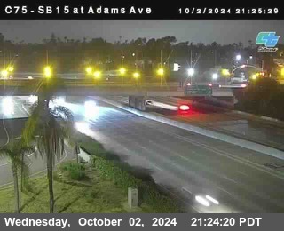 SB 15 at Adams Ave (On Ramp)