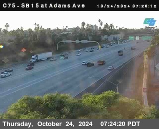 SB 15 at Adams Ave (On Ramp)