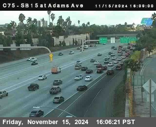 SB 15 at Adams Ave (On Ramp)