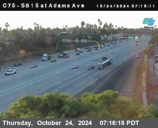 SB 15 at Adams Ave (On Ramp)