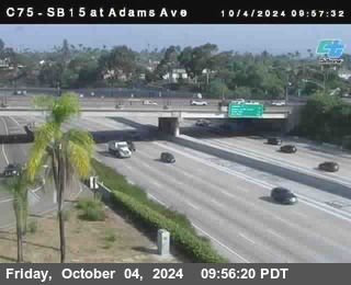 SB 15 at Adams Ave (On Ramp)