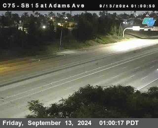 SB 15 at Adams Ave (On Ramp)