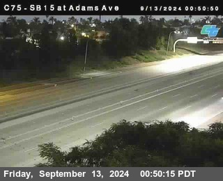 SB 15 at Adams Ave (On Ramp)